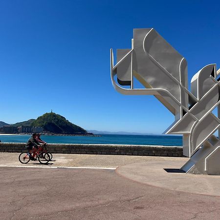 Sagues Beach Apartment 산세바스티안 외부 사진